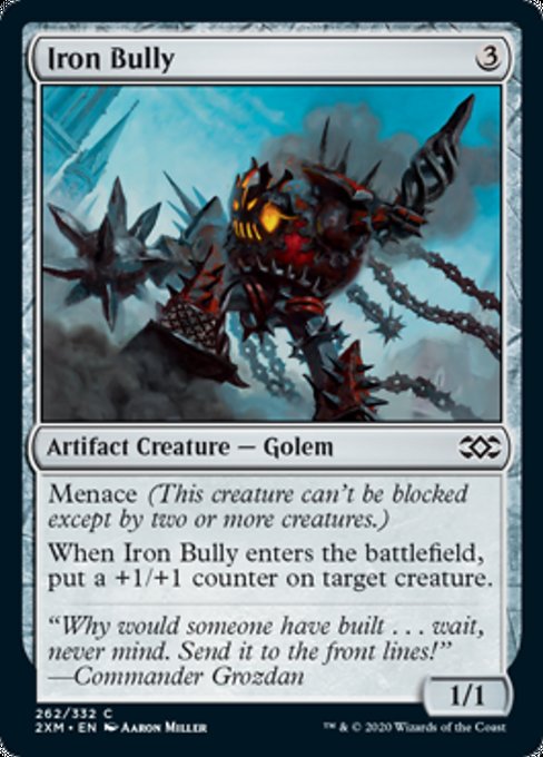 Iron Bully (Double Masters) Light Play Foil