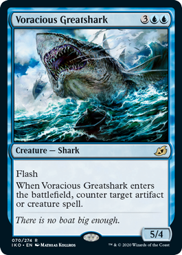 Voracious Greatshark (Ikoria: Lair of Behemoths) Near Mint Foil