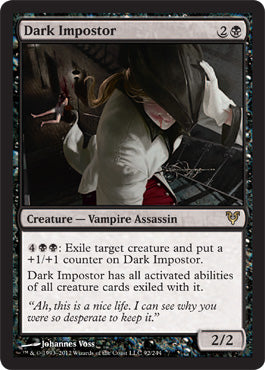 Dark Impostor (Avacyn Restored) Medium Play Foil