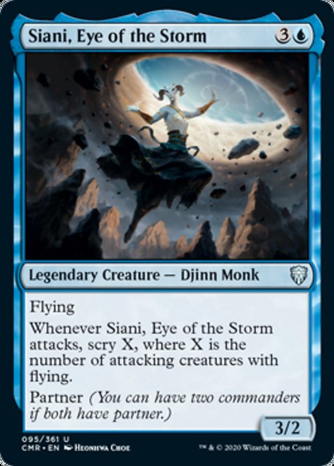 Siani, Eye of the Storm (Commander Legends) Medium Play Foil