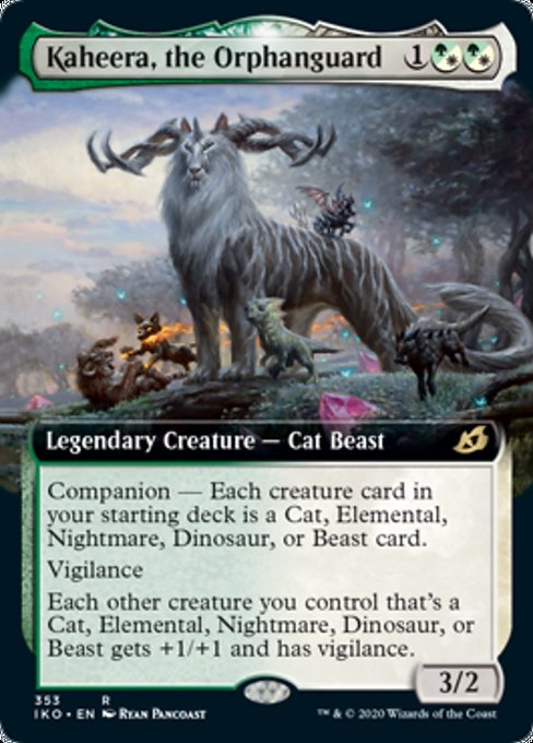 Kaheera The Orphanguard (Extended Art) (Ikoria: Lair of Behemoths) Near Mint