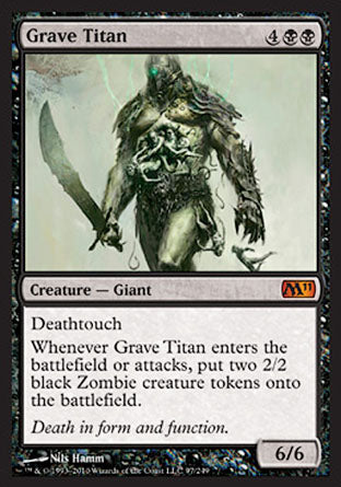 Grave Titan (Magic 2011 Core Set) Medium Play