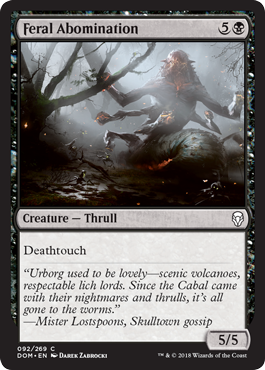 Feral Abomination (Dominaria) Near Mint