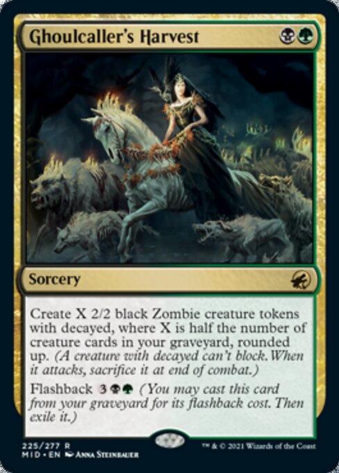 Ghoulcaller's Harvest (Innistrad: Midnight Hunt) Medium Play