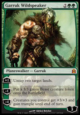 Garruk Wildspeaker (Commander) Heavy Play