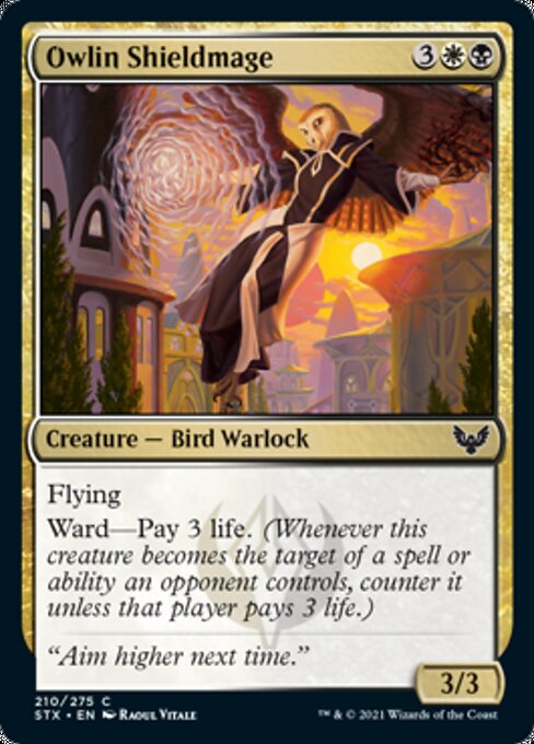 Owlin Shieldmage (Strixhaven) Near Mint Foil