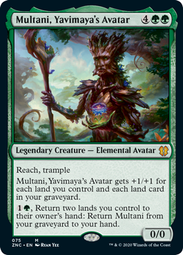 Multani, Yavimaya's Avatar (Commander 2020 Zendikar Rising) Near Mint