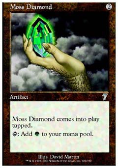 Moss Diamond (7th Edition) Light Play Foil