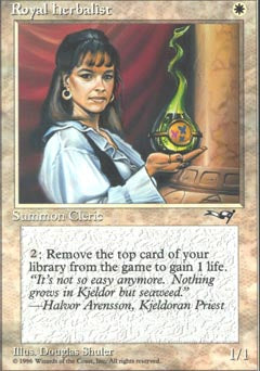 Royal Herbalist (1) (Alliances) Heavy Play