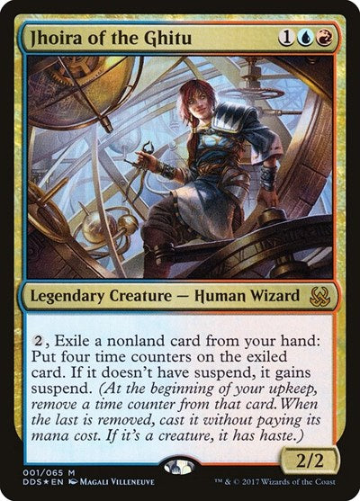 Jhoira of the Ghitu (Duel Decks: Mind vs Might) Light Play Foil