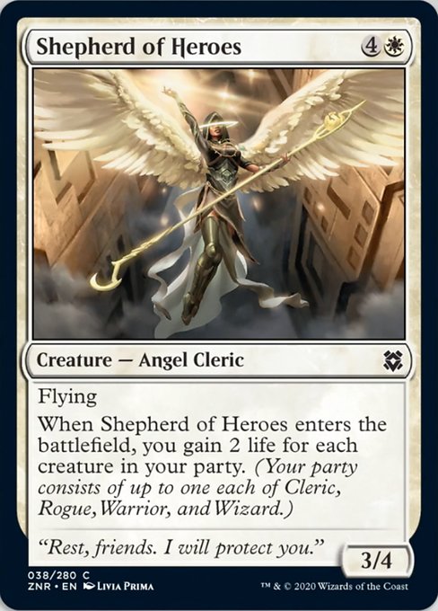Shepherd of Heroes (Zendikar Rising) Medium Play