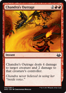 Chandra's Outrage (Modern Masters 2017) Near Mint