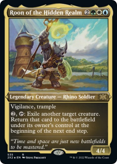Roon of the Hidden Realm (Foil Etched) (Double Masters 2022) Near Mint Foil