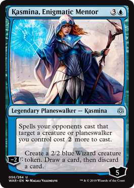 Kasmina, Enigmatic Mentor (War of the Spark) Medium Play