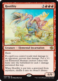 Hostility (Duel Decks Anthology: Jace vs Chandra) Medium Play