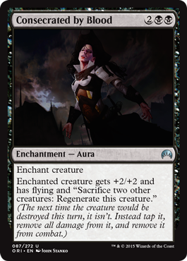 Consecrated by Blood (Magic Origins) Medium Play Foil