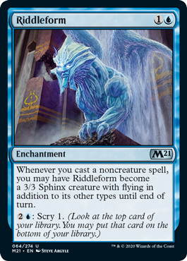 Riddleform (Magic 2021 Core Set) Near Mint Foil