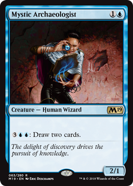 Mystic Archaeologist (Magic 2019 Core Set) Light Play