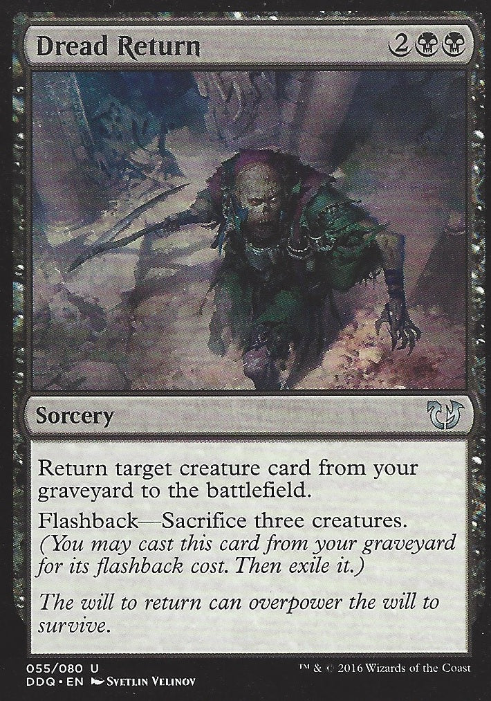 Dread Return (Duel Decks: Blessed vs Cursed) Heavy Play