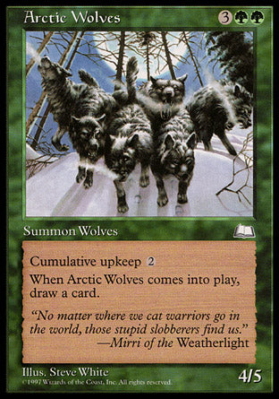 Arctic Wolves (Weatherlight) Medium Play