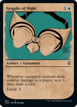 Goggles of Night (Showcase) (Commander Legends: Battle for Baldur's Gate) Near Mint