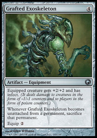 Grafted Exoskeleton (Scars of Mirrodin) Heavy Play
