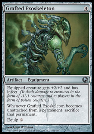 Grafted Exoskeleton (Scars of Mirrodin) Light Play