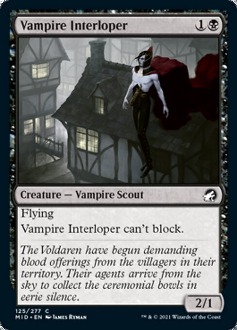 Vampire Interloper (Innistrad: Midnight Hunt) Near Mint