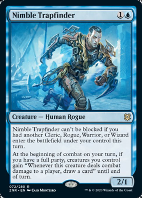 Nimble Trapfinder (Zendikar Rising) Near Mint Foil