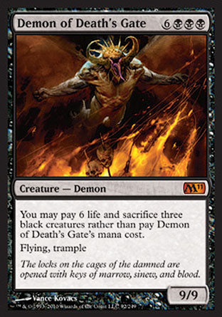 Demon of Death's Gate (Magic 2011 Core Set) Near Mint