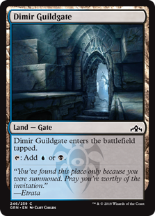 Dimir Guildgate (246) (Guilds of Ravnica) Medium Play
