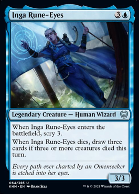 Inga Rune-Eyes (Kaldheim) Medium Play