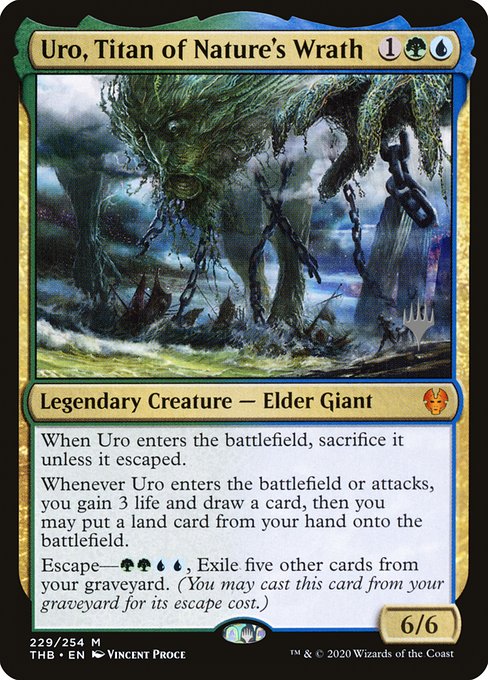 Uro Titan of Nature s Wrath (Promo Pack) Near Mint