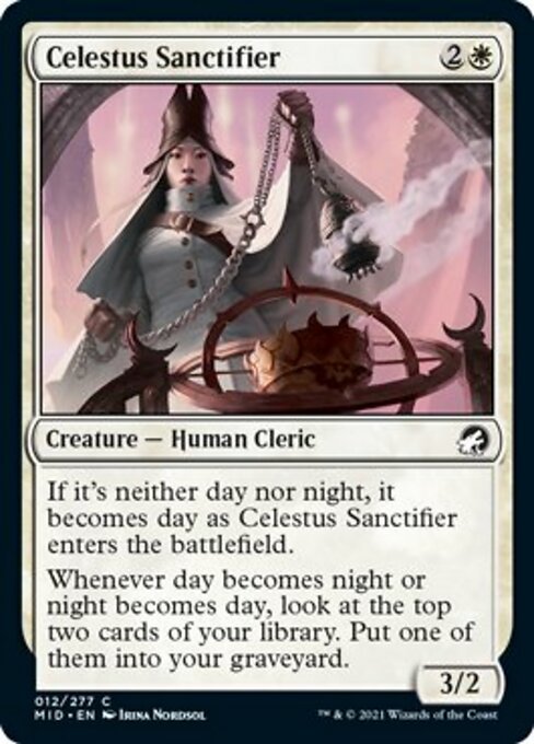 Celestus Sanctifier (Innistrad: Midnight Hunt) Near Mint Foil