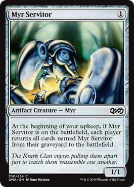 Myr Servitor (Ultimate Masters) Near Mint Foil