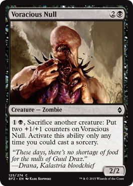 Voracious Null (Battle for Zendikar) Near Mint Foil