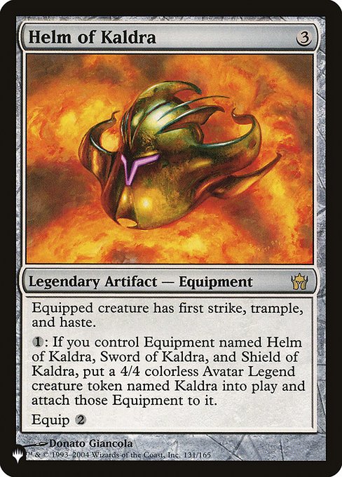 Helm of Kaldra (The List) Near Mint