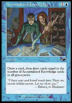Accumulated Knowledge (Nemesis) Near Mint
