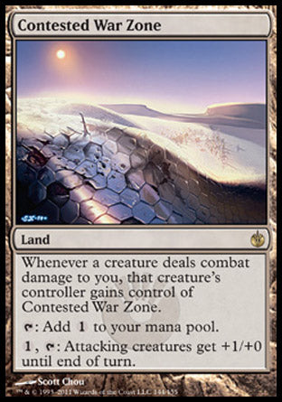 Contested War Zone (Mirrodin Besieged) Medium Play