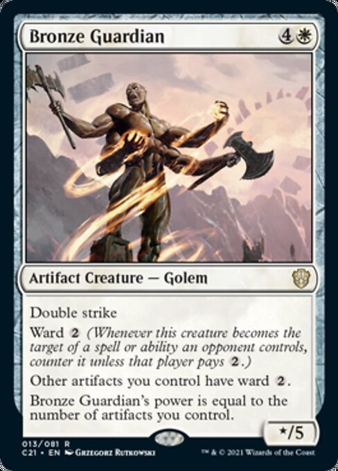 Bronze Guardian (Commander 2021 Strixhaven) Near Mint