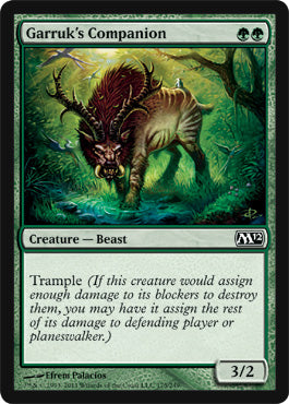 Garruk's Companion (Magic 2012 Core Set) Heavy Play