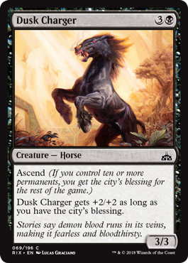 Dusk Charger (Rivals of Ixalan) Light Play