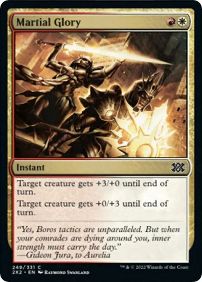 Martial Glory (Double Masters 2022) Near Mint Foil