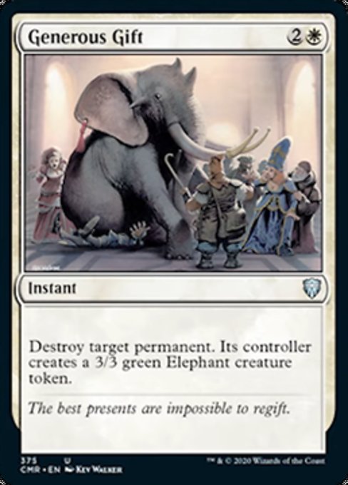 Generous Gift (Commander 2020 Commander Legends) Near Mint
