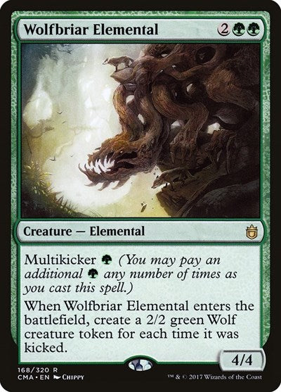Wolfbriar Elemental (Commander Anthology) Light Play