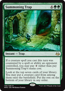 Summoning Trap (Modern Masters 2017) Medium Play