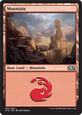 Mountain (262) (Magic 2015 Core Set) Near Mint