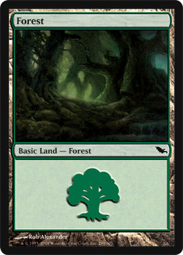 Forest (299) (Shadowmoor) Medium Play Foil