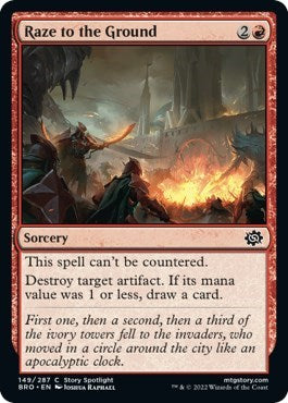 Raze to the Ground (The Brothers' War) Near Mint
