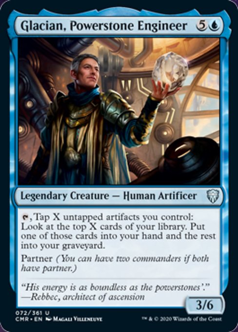 Glacian, Powerstone Engineer (Commander Legends) Near Mint